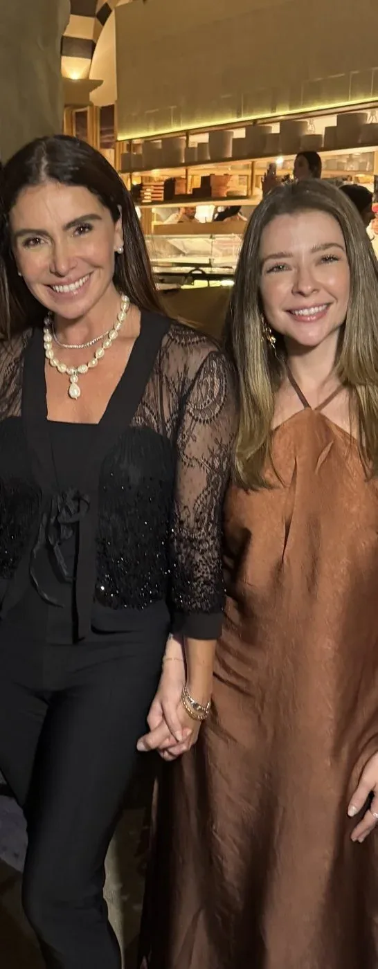 Carol com Giovanna Antonelli